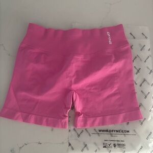 DFYNE Women's Vibrant Pink Bike Shorts